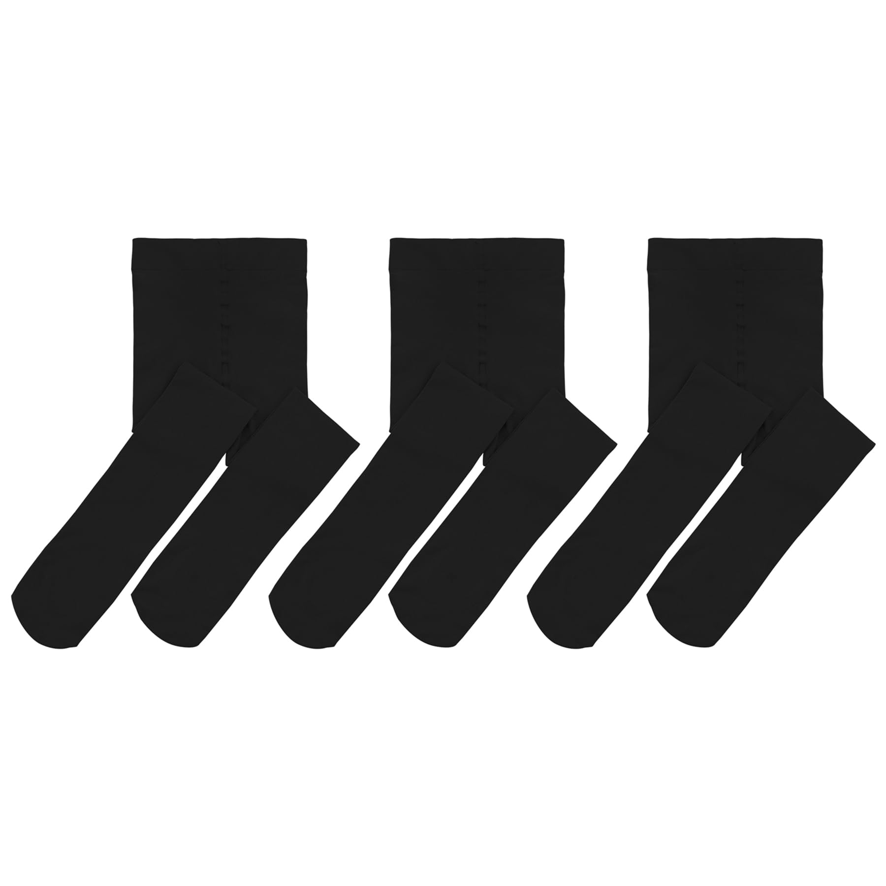 Zando 3-Pack Girls Ballet Dance Tights - Ultra Soft Footed Stockings for Toddlers & Kids - Perfect for Ballet Class, Dance Practice & Athletic Activities