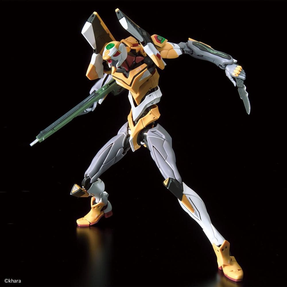 Bandai RG Evangelion Unit 00 DX Posetron Cannon Model Kit - High-Quality Anime Action Figure for Collectors | Perfect for Display, Gifts & Anime Enthusiasts