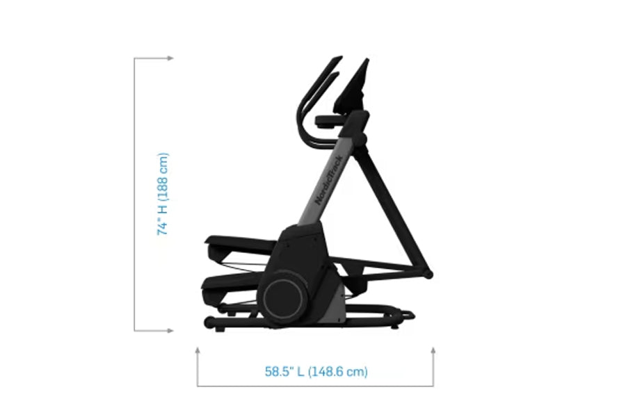NordicTrack X16 Elliptical Machine - Low Impact Cardio Workout Equipment for Home Gym | Perfect for Small Spaces & Full-Body Training