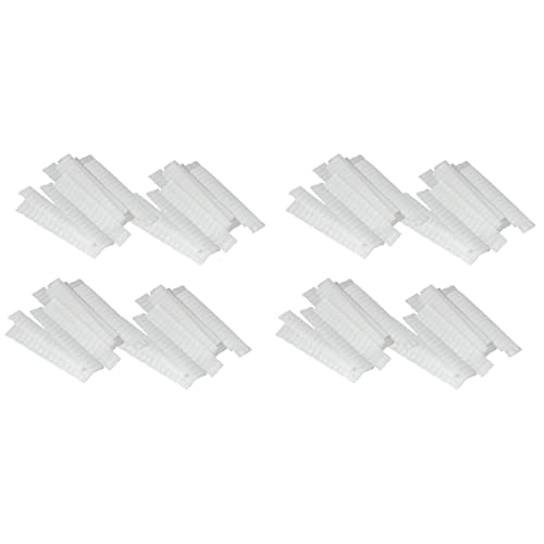 FRCOLOR 200 Pcs Makeup Brush Protectors - Cosmetic Brush Guards & Pen Covers - White Protective Sleeves for Makeup Brushes - Perfect for Travel, Salon & Professional Makeup Artists