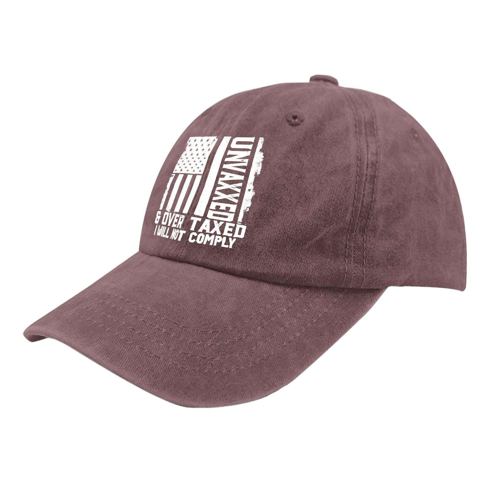 Lightweight Women's Baseball Cap - Breathable Fitted Golf Hat for Unvaccinated & Overtaxed Women | Perfect for Golf, Outdoor Sports & Casual Wear