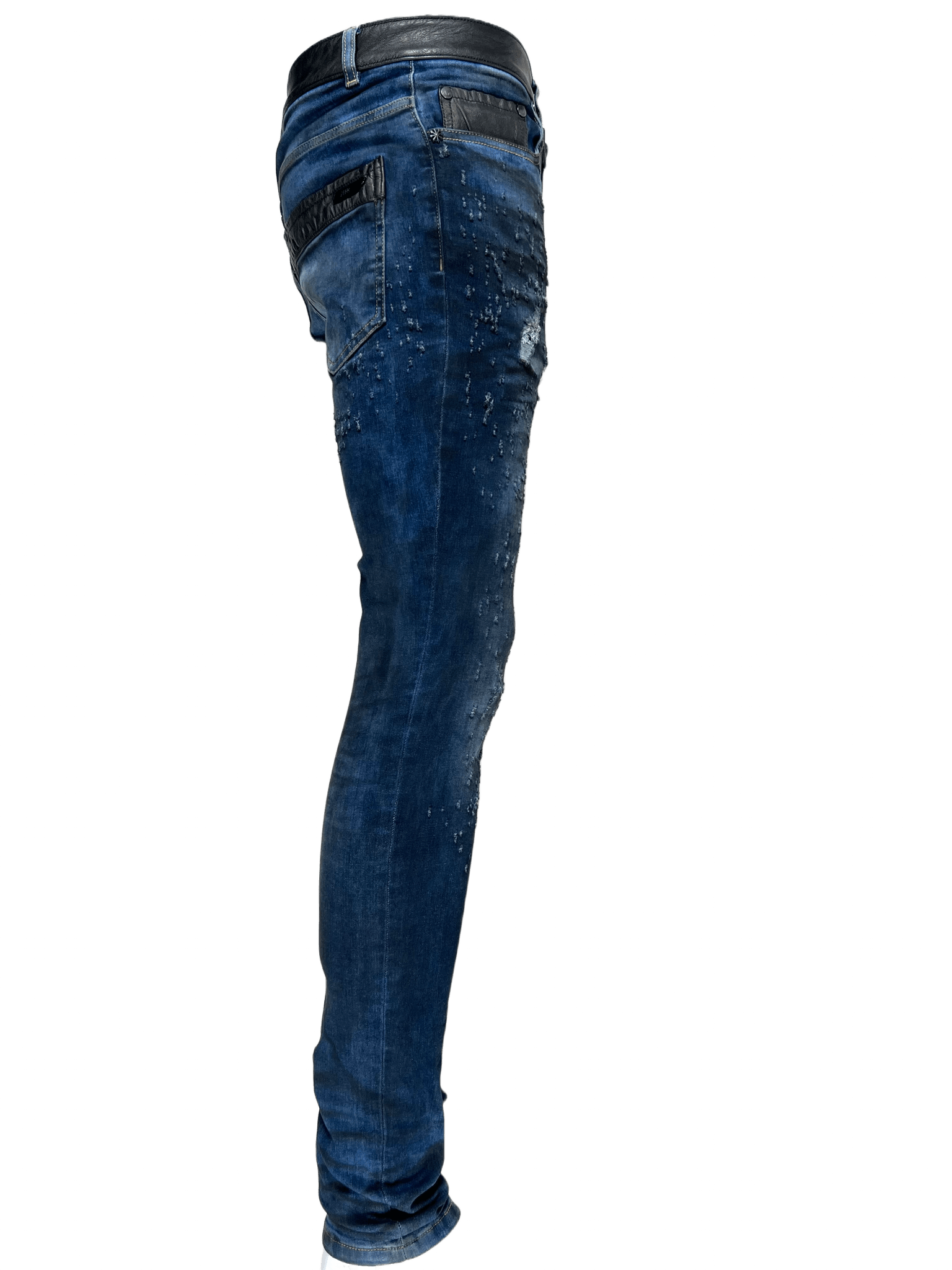 RH45 MD40 Y LAYLA Denim Blue Jeans - Women's High Waist Skinny Jeans for Casual Wear & Night Out