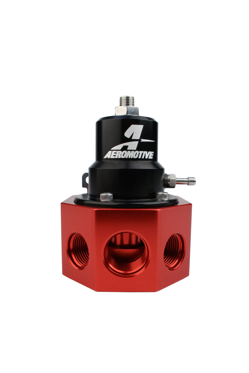 Aeromotive A2000 Carbureted Bypass Fuel Pressure Regulator - 4 Port Design for High-Performance Engines & Racing Applications