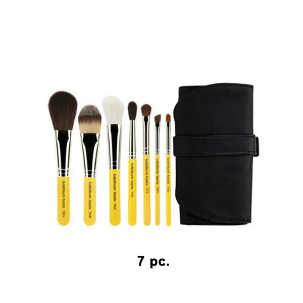 Bdellium Tools Professional Travel Brush Set - 12 Piece Makeup Brush Kit for On-The-Go Beauty, Perfect for Travel, Gym & Touch-Ups | Vegan & Cruelty-Free