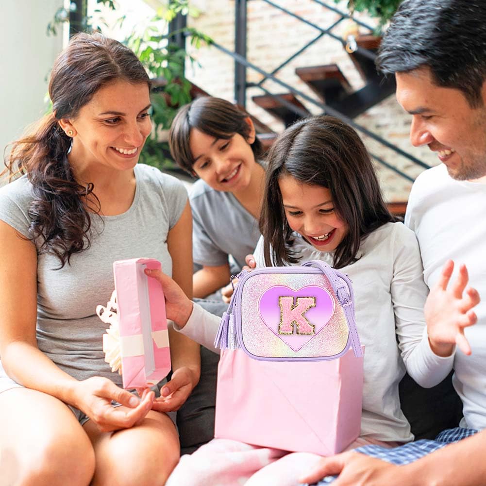 Cute Heart-Shaped Crossbody Purse for Little Girls - Kids Wallet & Handbag for Teens - Perfect Birthday Gift for School, Parties & Everyday Use