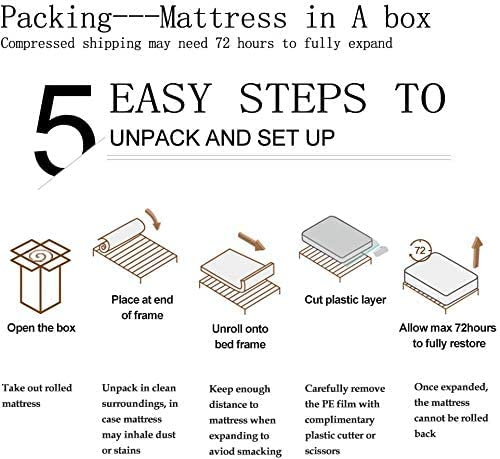 Vesgantti 8 Inch Hybrid Twin XL Mattress - Memory Foam & Pocket Spring Support, Medium Firm Feel, Breathable & Ergonomic Design for Back Pain Relief, Multiple Sizes & Styles, Perfect for Guest Rooms, Dorms & Small Spaces (White)
