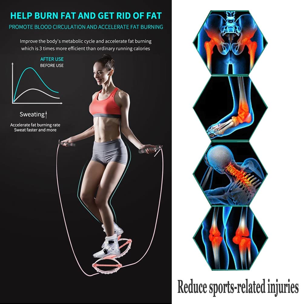 Kangaroo Jumping Shoes - Anti-Gravity Fitness Stilts for Exercise & Workouts | Bounce Shoes for Parkour, Trampoline Training & Outdoor Sports