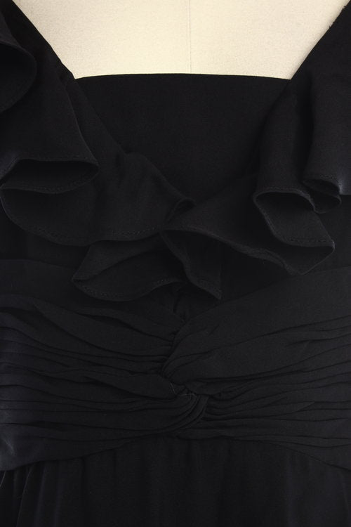 BHLDN Couplet Dress - Elegant Black Wedding Guest Dress for Bridal Shower, Cocktail Party & Formal Events