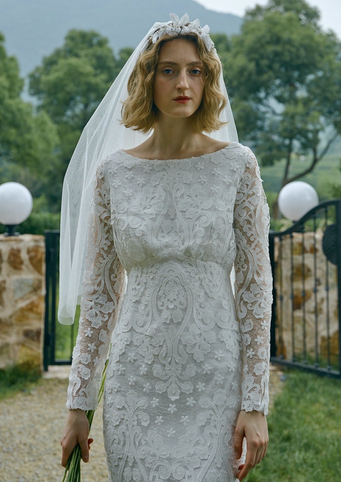 Custom Made Wedding Gown - Isabella Bridal Dress | Elegant Lace & Beaded Design for Brides, Bridesmaids & Formal Events