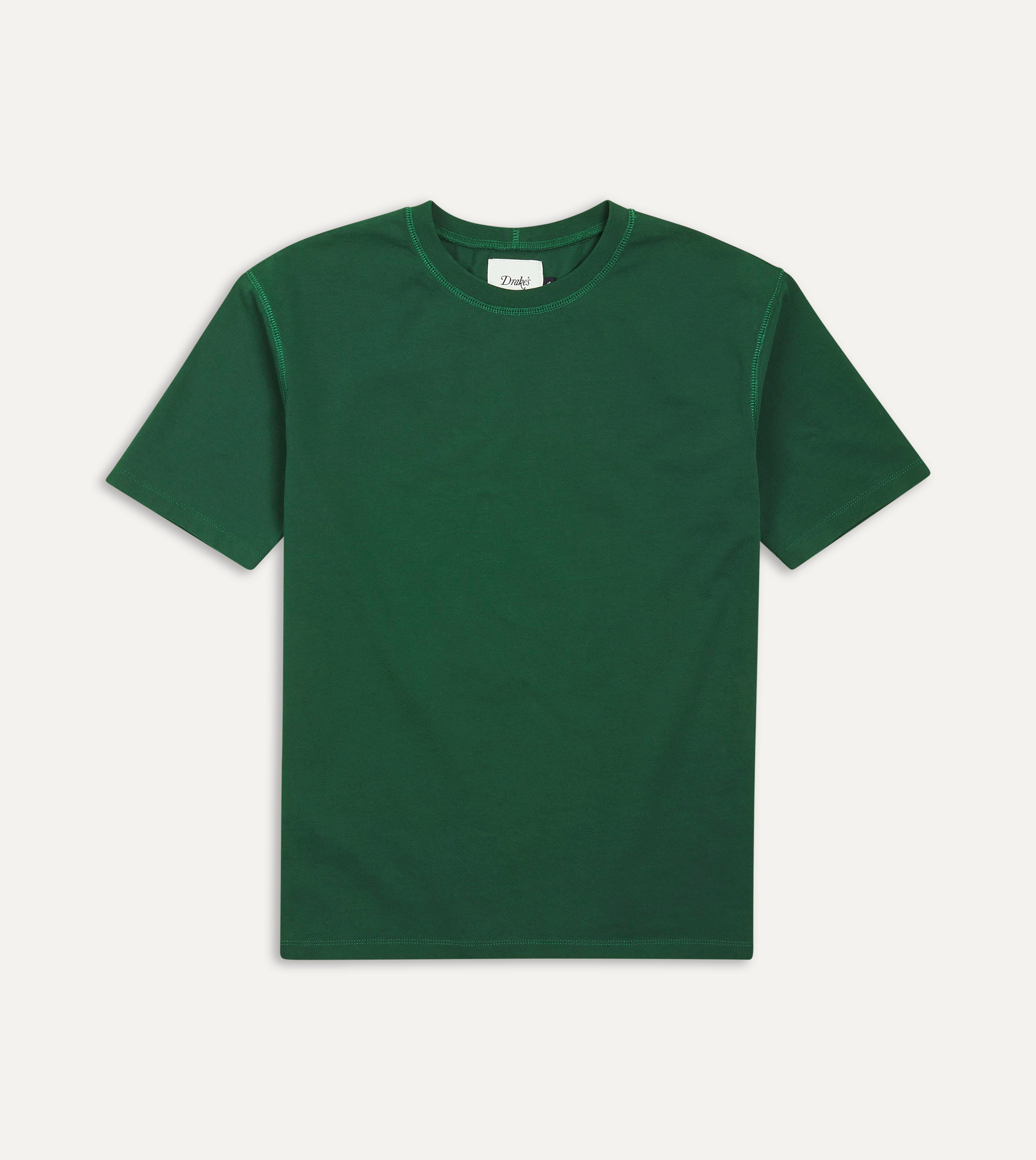 Forest Green Cotton Crew Neck Hiking T-Shirt for Men - Breathable Outdoor Adventure Shirt for Hiking, Camping & Travel