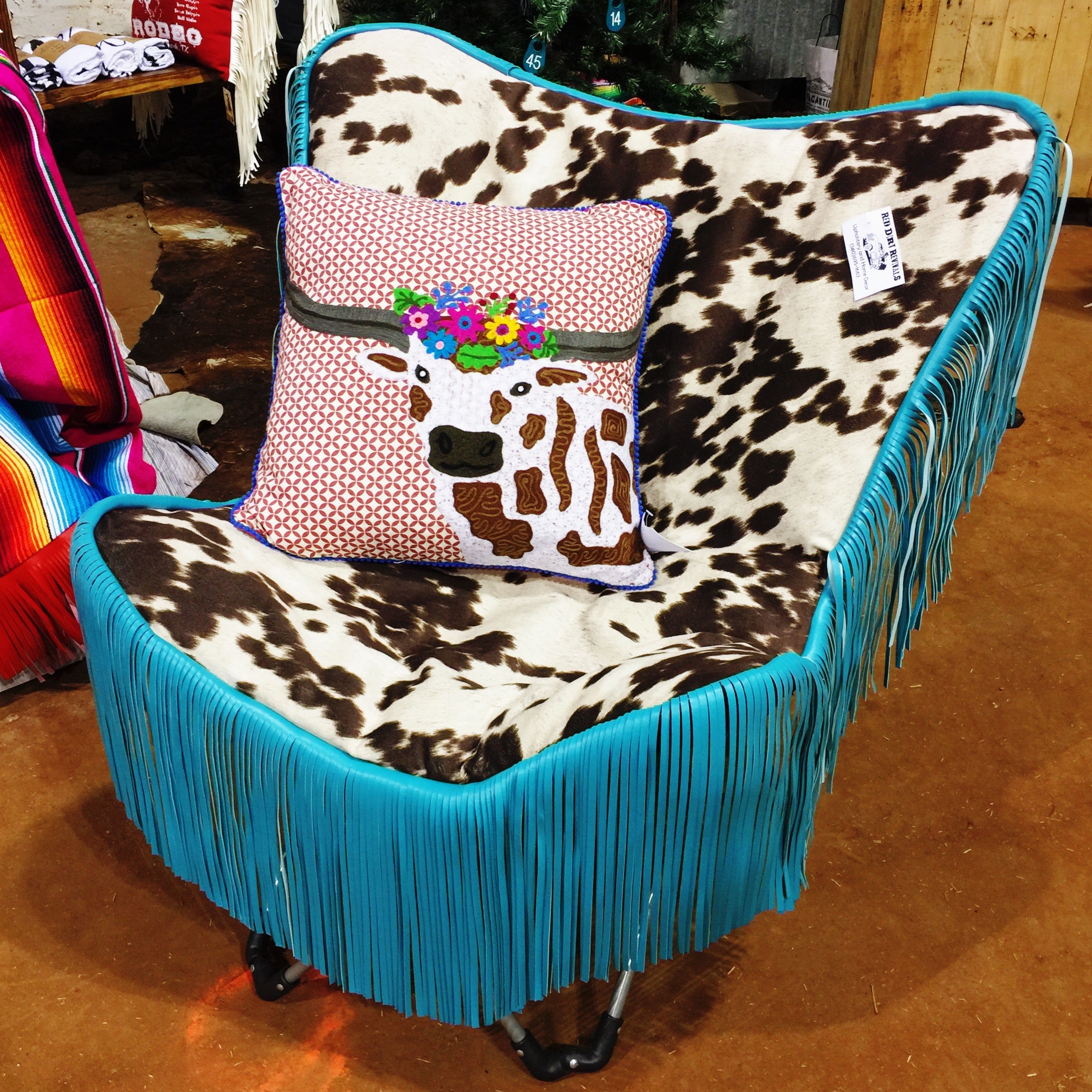 Black and White Cow Print Folding Chair - Portable, Lightweight Outdoor Camping, Picnic, Beach, Garden, and Patio Furniture