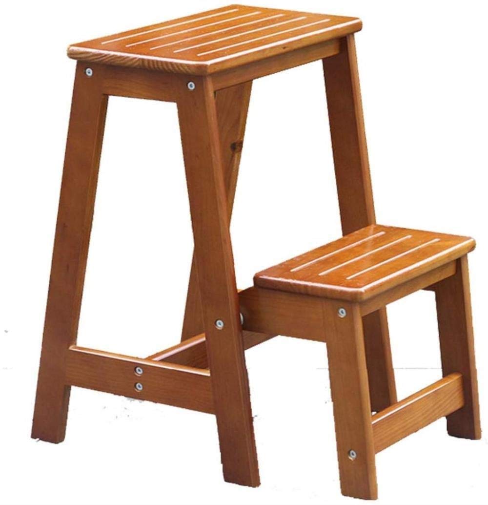 Solid Wood Folding Step Stool for Home - Indoor Climbing Stool, Shoe Bench & Ladder Chair | Perfect for Kids, Elderly & Reaching High Shelves