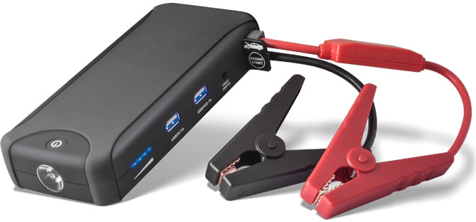 Forever Car Jump Starter & Power Bank - 12,000mAh Portable Battery Booster (JS100) for Emergency Vehicle Jump Start, Phone Charging & Outdoor Adventures