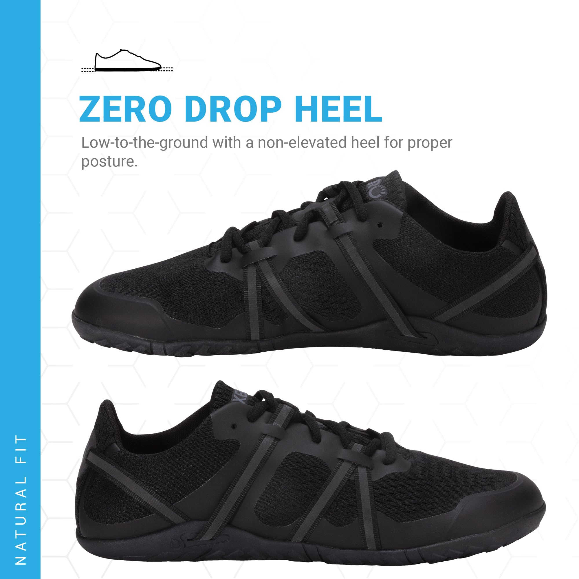Xero Shoes Barefoot Running Shoes for Men | Zero Drop, Wide Toe Box, Ultra Lightweight Minimalist Trail Runners | Perfect for Jogging, Hiking & Gym Workouts