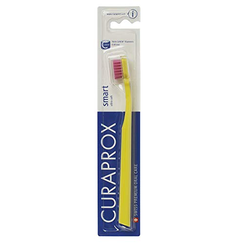 Curaprox Ultra Soft Toothbrush for Kids & Adults with Small Mouths - Gentle Cleaning, Extra Soft Bristles, Vibrant Colors - Perfect for Sensitive Teeth & Travel Use