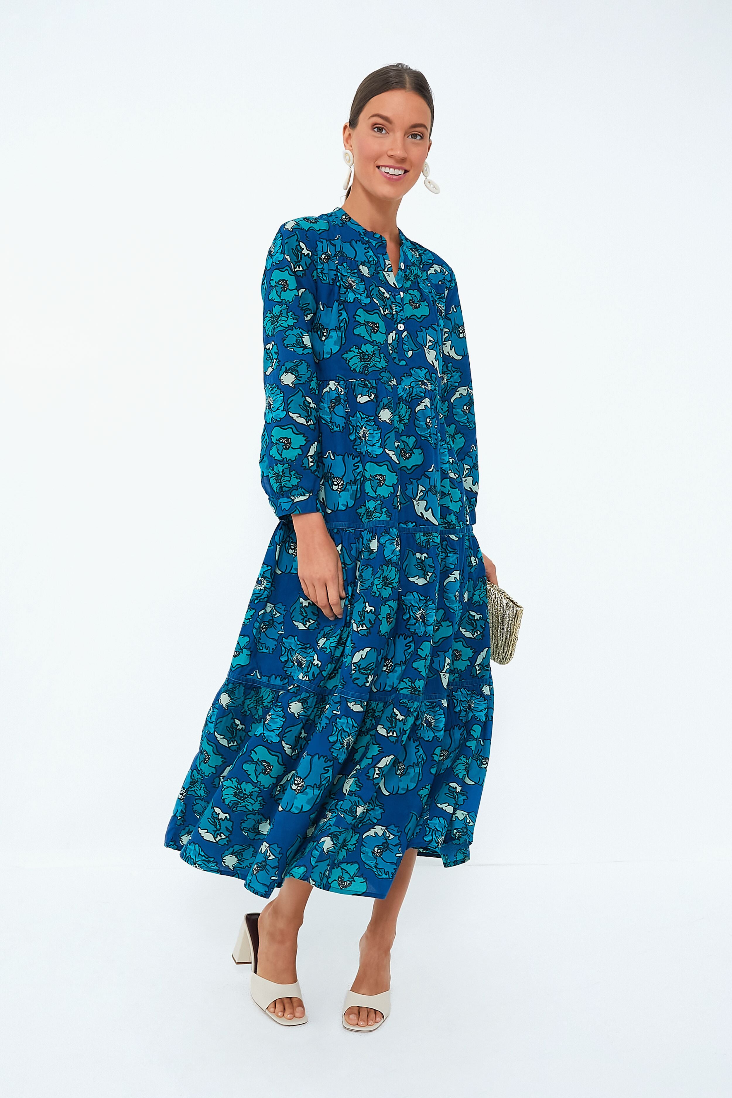 Blue Guadalupe Rio Maxi Dress - Flowy Summer Beach Dress for Women | Perfect for Vacations, Weddings & Boho Outfits