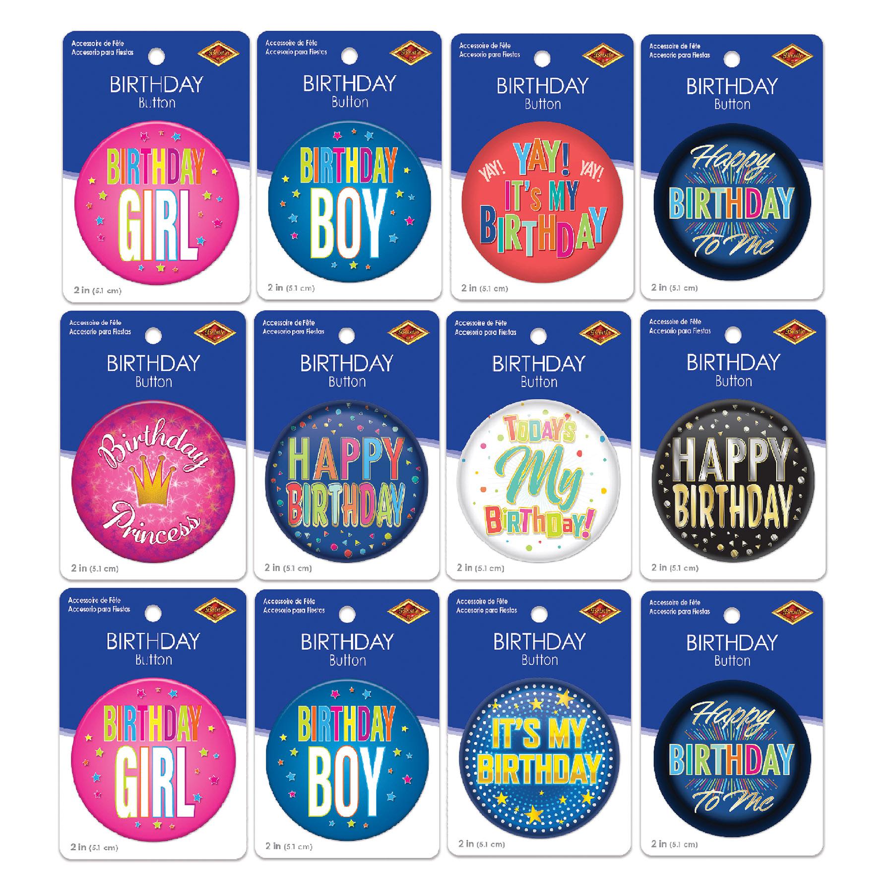 108-Piece Beistle Birthday Party Decorations Kit - Bulk Party Supplies for Celebrations, Events & Home Decor