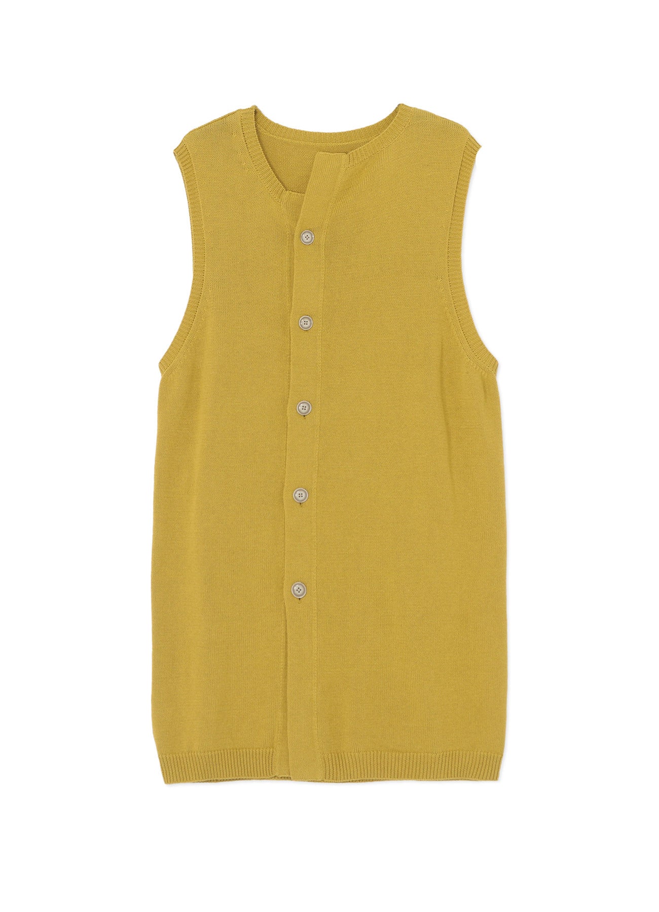 30/2 Cotton Linen Long Vest with Uneven Neckline - Stylish Layering Piece for Women's Casual & Boho Outfits