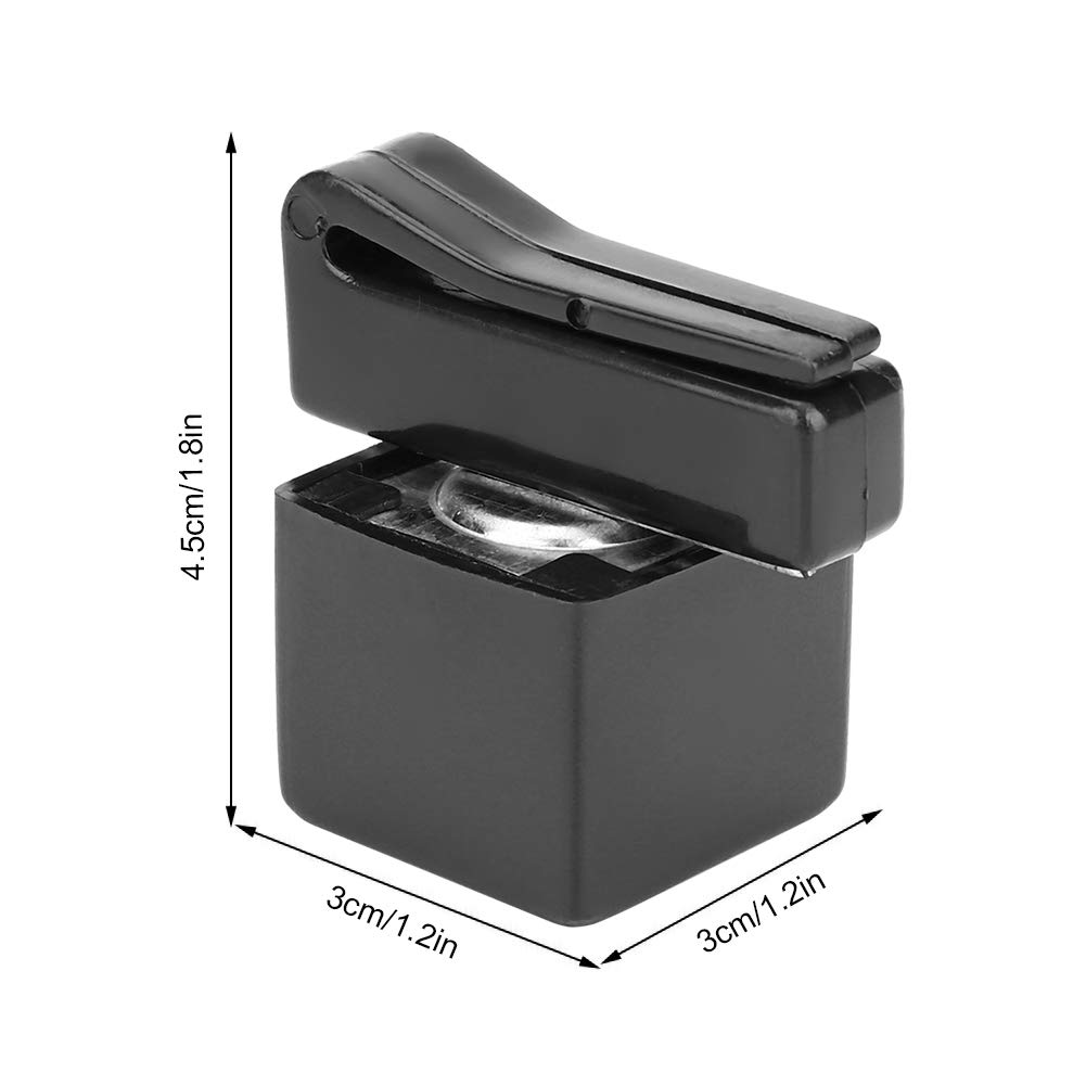 Magnetic Pool Cue Chalk Holder Clip - Portable Snooker & Billiards Accessory with Strong Magnet for Secure Chalk Attachment | Perfect for Pool Halls, Home Game Rooms & Professional Tournaments