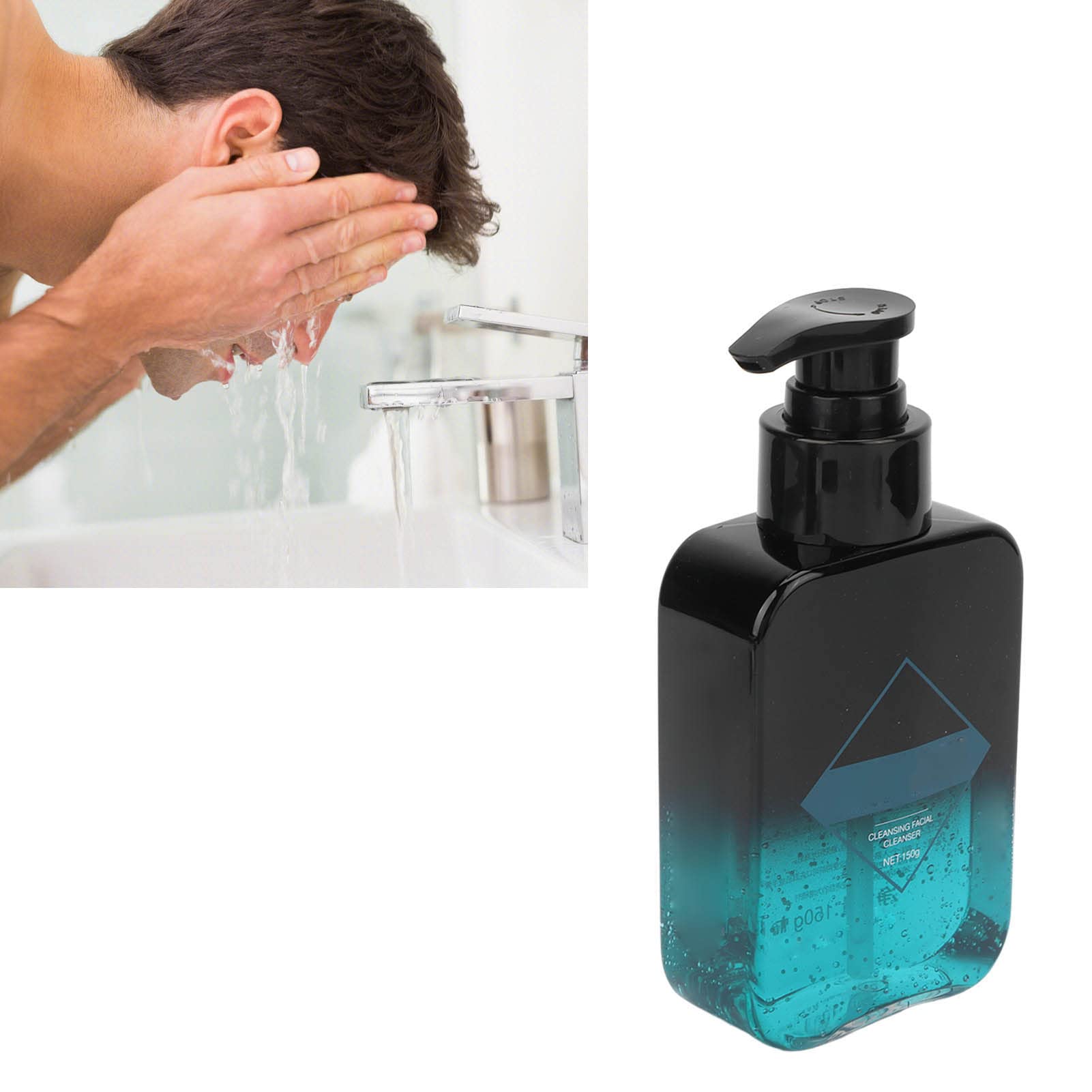 Men's Facial Cleanser & Moisturizing Face Wash - Deep Cleansing, Gentle Formula for Pore Purification | Daily Skincare Routine for Clear, Healthy Skin