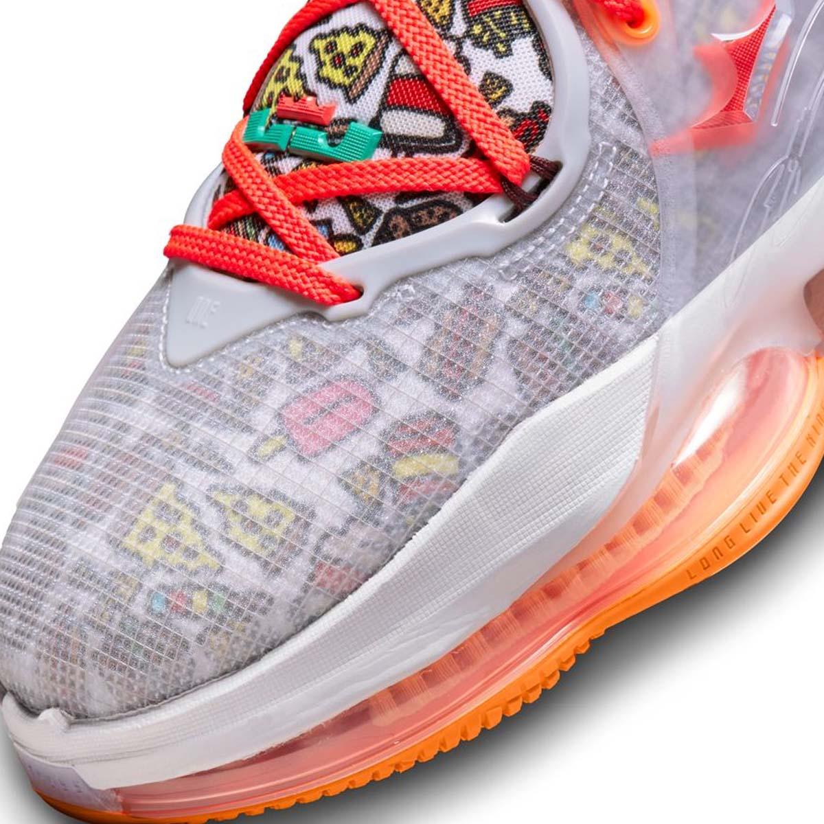 LeBron 19 'Fast Food' Basketball Shoes - Men's High-Performance Sneakers for Court Play & Streetwear Fashion | Best for NBA Games, Training & Casual Outfits
