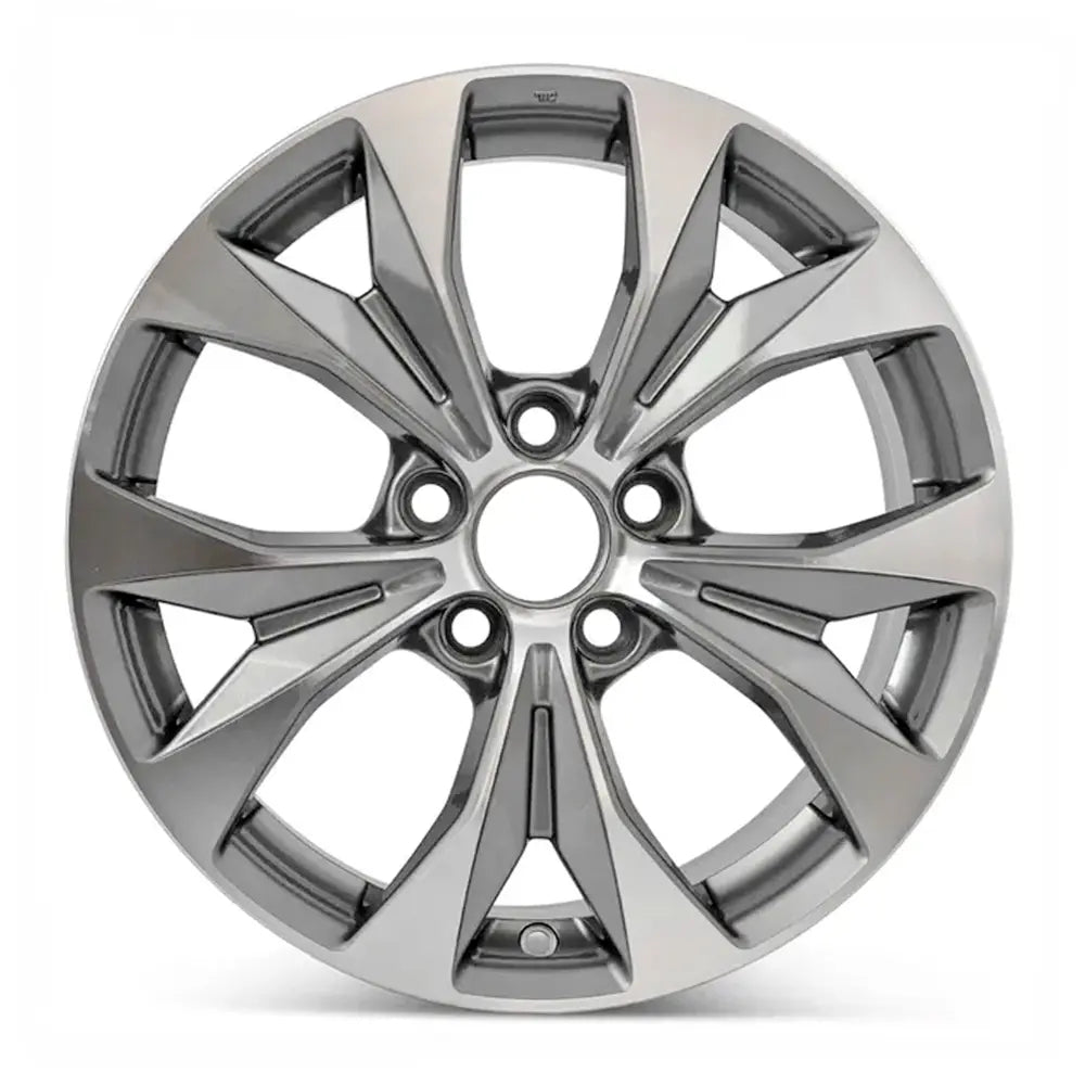 17 Inch Honda Civic Wheel Replacement - Machined Black Replica Rim 64025 42700TR4A81 | Perfect for Car Upgrades, Custom Builds & Performance Enhancement