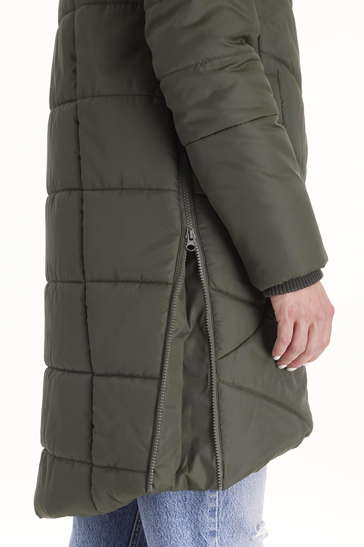 Maternity Cocoon Puffer Coat with 3-in-1 Technology | Harper | Warm Winter Jacket for Pregnancy Outdoor Activities
