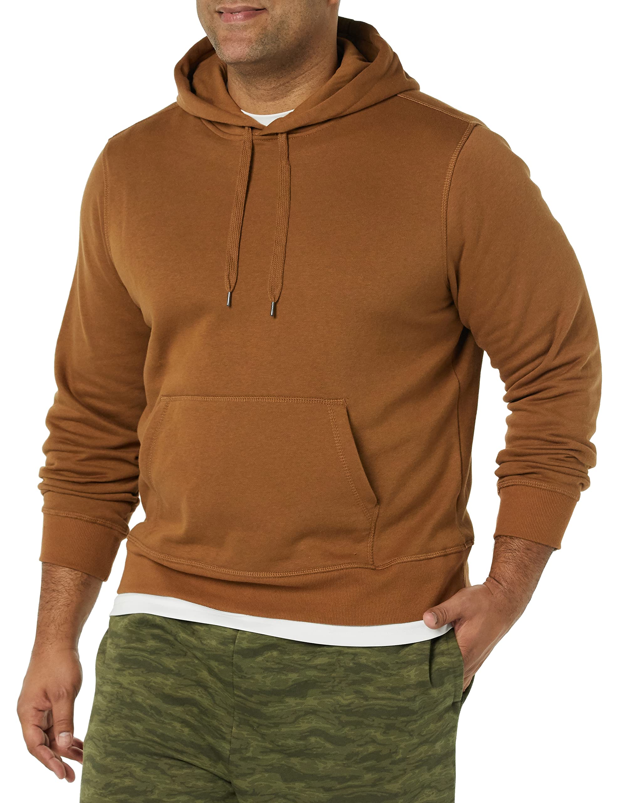Amazon Essentials Men's Big & Tall Fleece Hoodie Sweatshirt - Soft Comfortable Pullover for Casual Wear, Gym, and Outdoor Activities