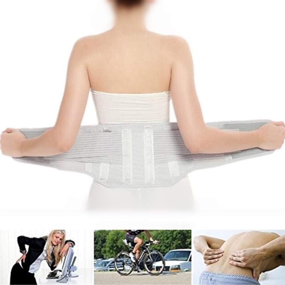FMOGE Self-Heating Magnetic Waist Support Belt - Orthopedic Lumbar Brace with Tourmaline Steel Plates for Back Pain Relief & Posture Correction | Ideal for Sports, Work & Daily Comfort