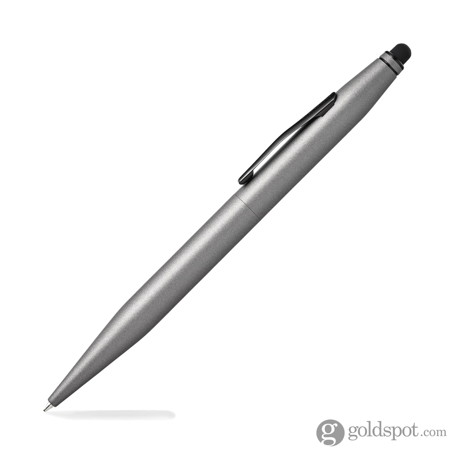 Cross Tech 2 Ballpoint Pen with Touch Screen Stylus - Titanium Gray Writing Pen for iPad, Tablet & Smartphone - Perfect for Note Taking, Drawing & Digital Signatures