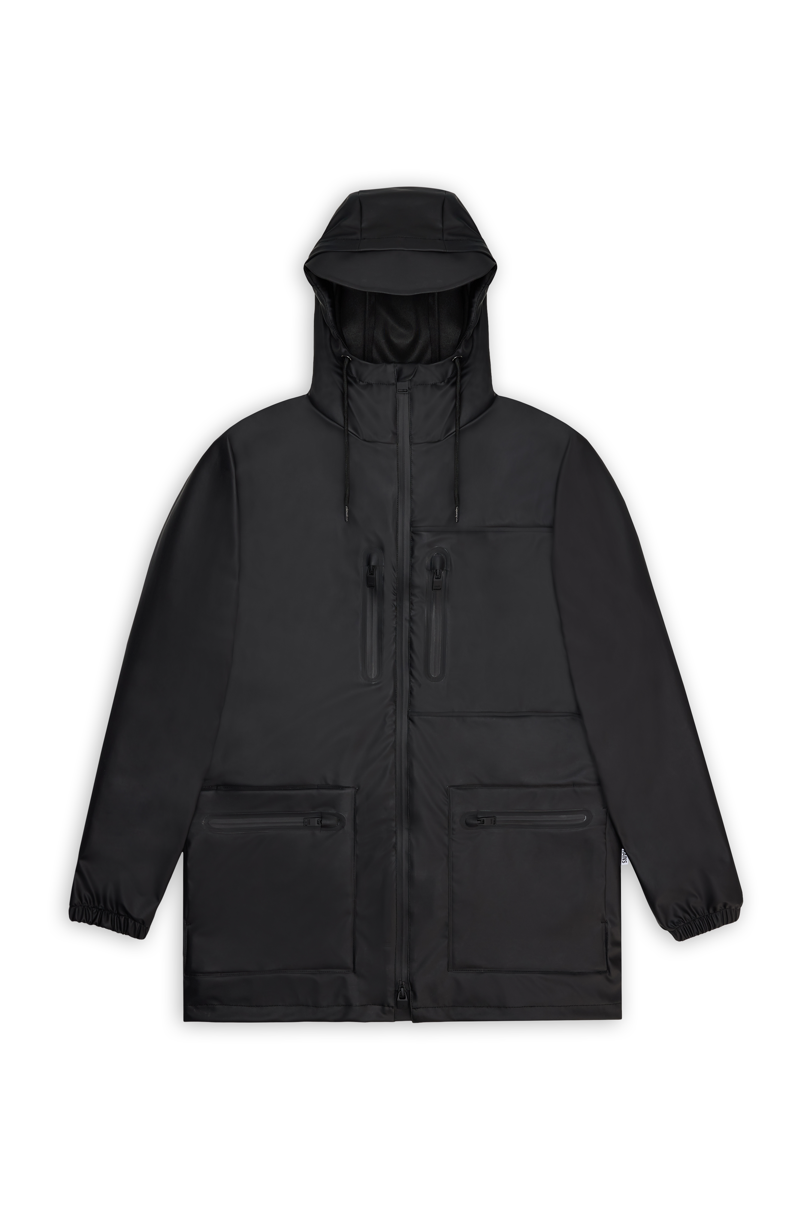 Waterproof Cargo Long Jacket for Men - Durable Outdoor Windbreaker with Multiple Pockets - Perfect for Hiking, Camping & Travel