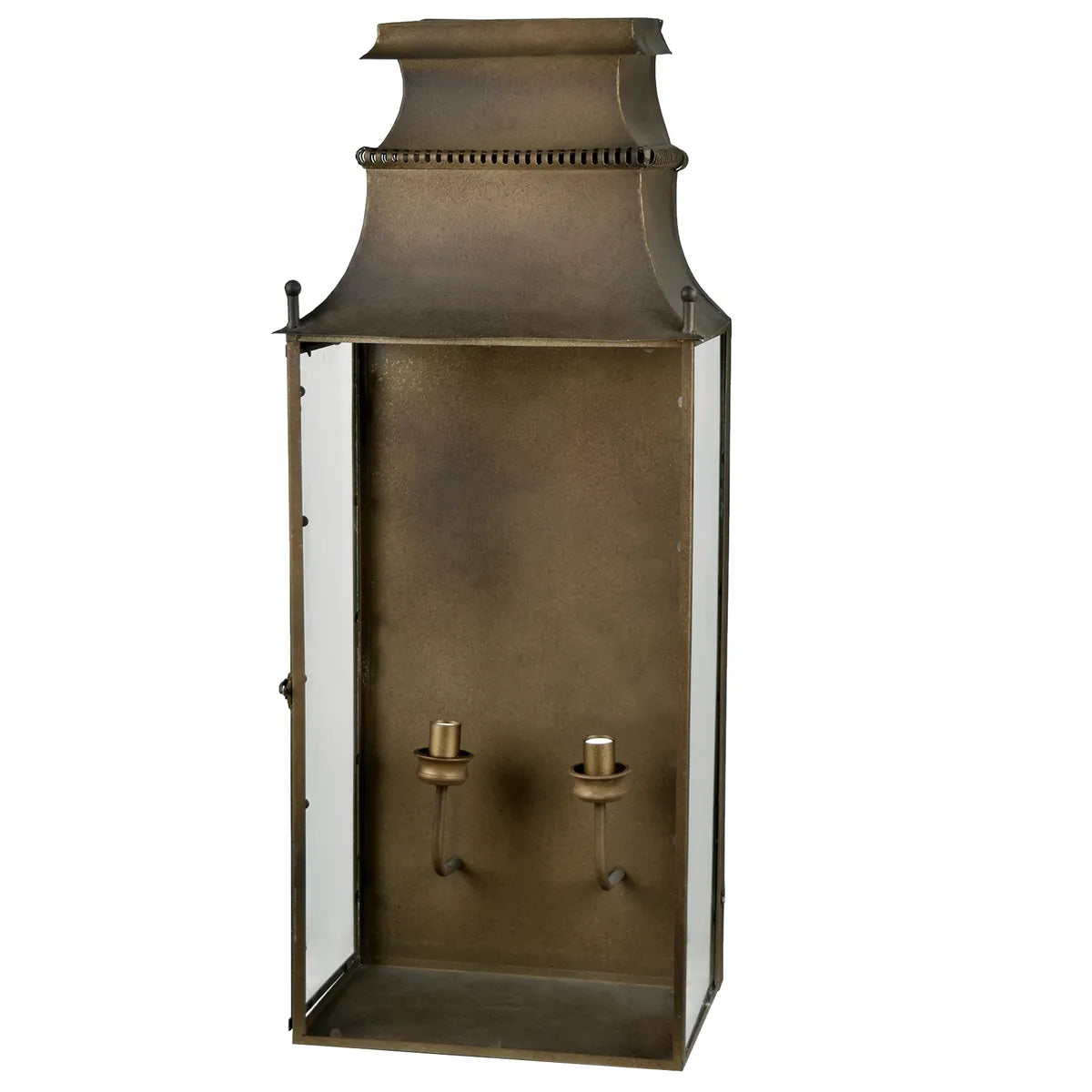 Vintage Gate House Wall Lantern - Outdoor Wall Mounted Light Fixture for Porch, Garden & Entryway Lighting | Weather Resistant & Energy Efficient