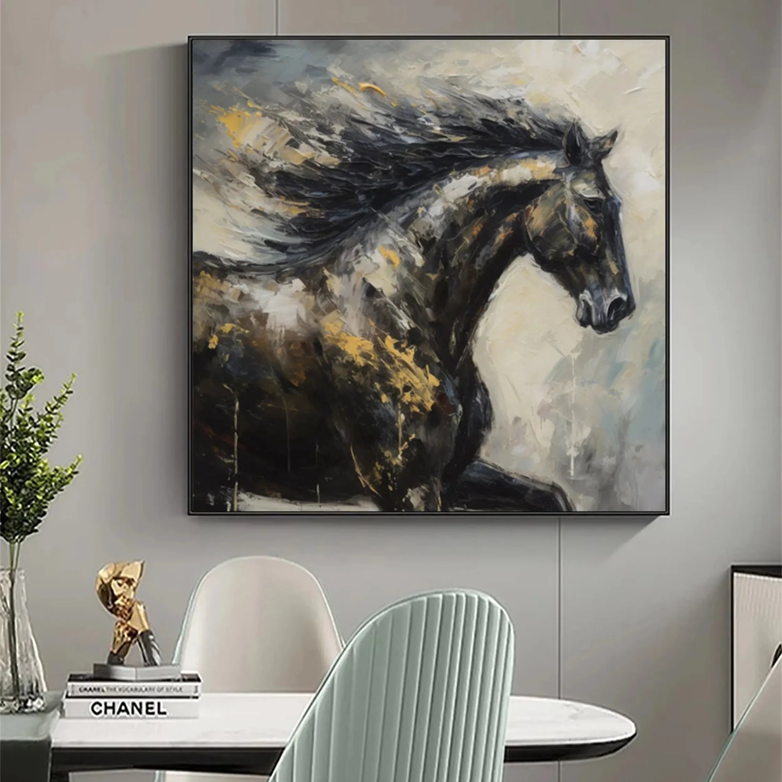 Animal Art Painting #AP045 - Handmade Canvas Wall Decor for Living Room, Bedroom & Office - Wildlife & Nature Inspired Artwork