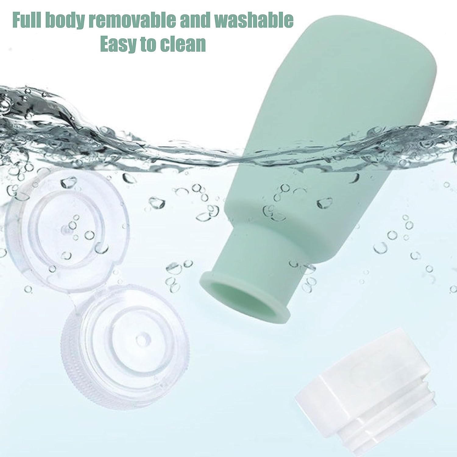 Leak Proof Mini Travel Bottles for Shampoo, Conditioner & Lotion - Refillable Cosmetic Containers for Toiletries, Condiments & Lunch Box - Multicolor Set of 1 (Ideal for Air Travel, Gym & Camping)