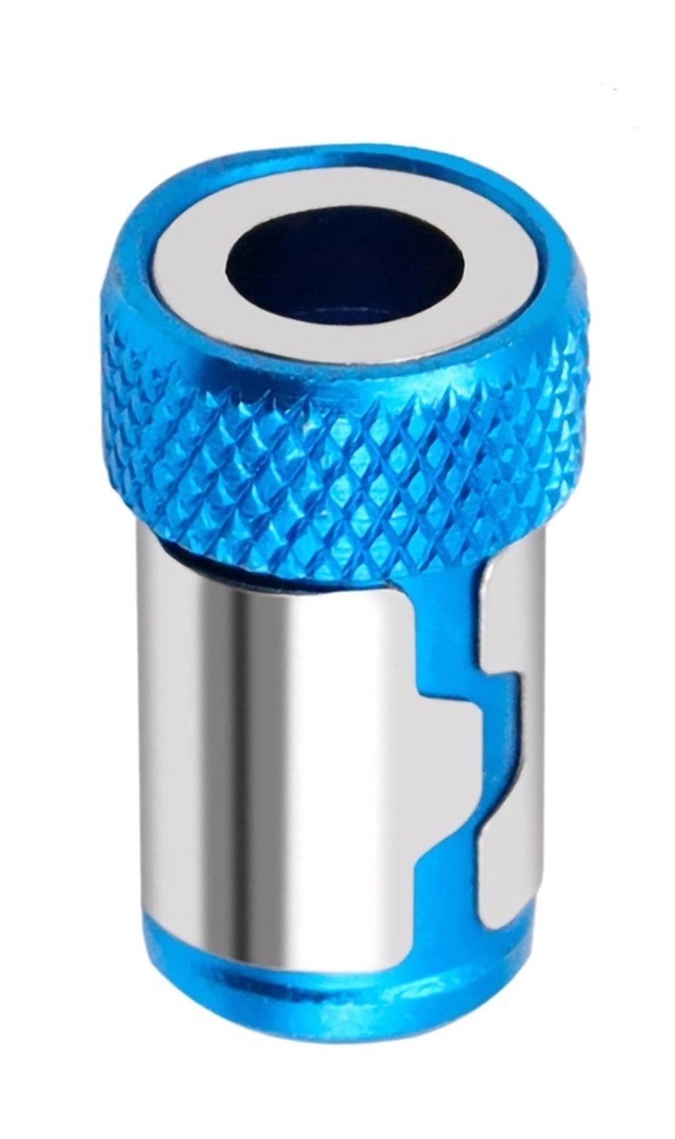 Magnetic Screwdriver Bit Holder - Removable Steel Sleeve for 1/4 Inch Shank Screwdriver Bits | Power Tool Accessory | Perfect for Electric Screwdrivers, DIY Projects & Professional Construction Work (Color: B)
