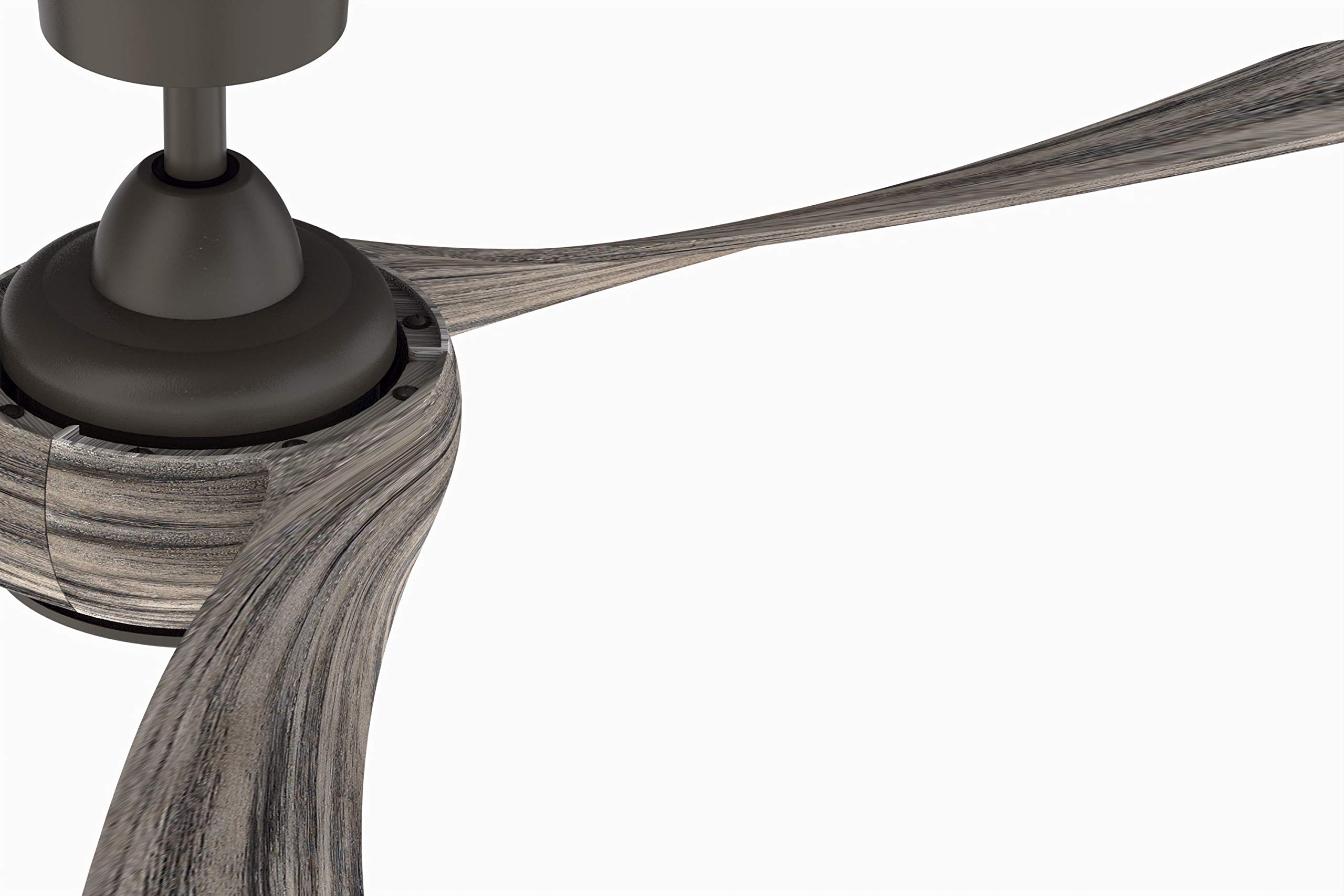 Fanimation MAD8530GR Wrap Ceiling Fan with Custom Motor - Matte Greige Finish | Quiet & Energy Efficient | Perfect for Living Room, Bedroom & Patio