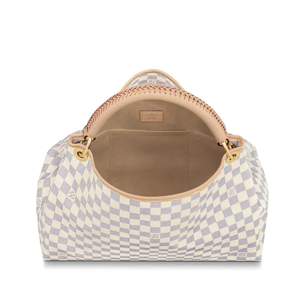 Authentic Louis Vuitton Artsy MM Handbag in Damier Azur Canvas - Perfect for Work, Travel & Everyday Luxury Fashion Accessory