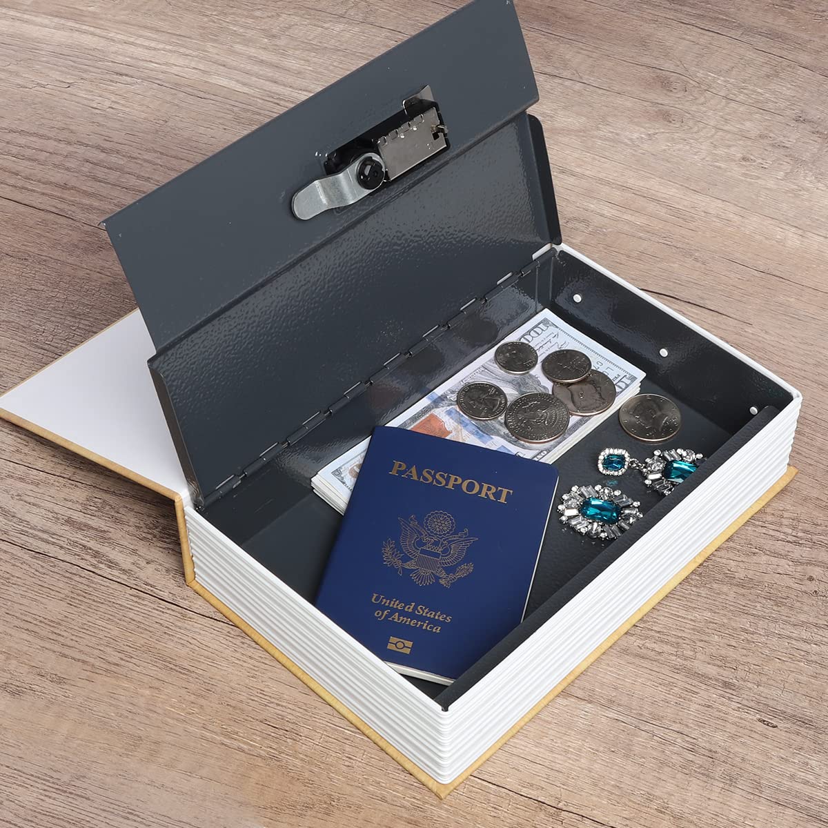 Kasten Book Safe with Combination Lock - Hidden Diversion Safe Box for Cash, Jewelry & Valuables - 9.5x6.2x2.2 Inch Fake Book Storage - Perfect for Home Security, Travel & Emergency Hideouts (Berlin Style)