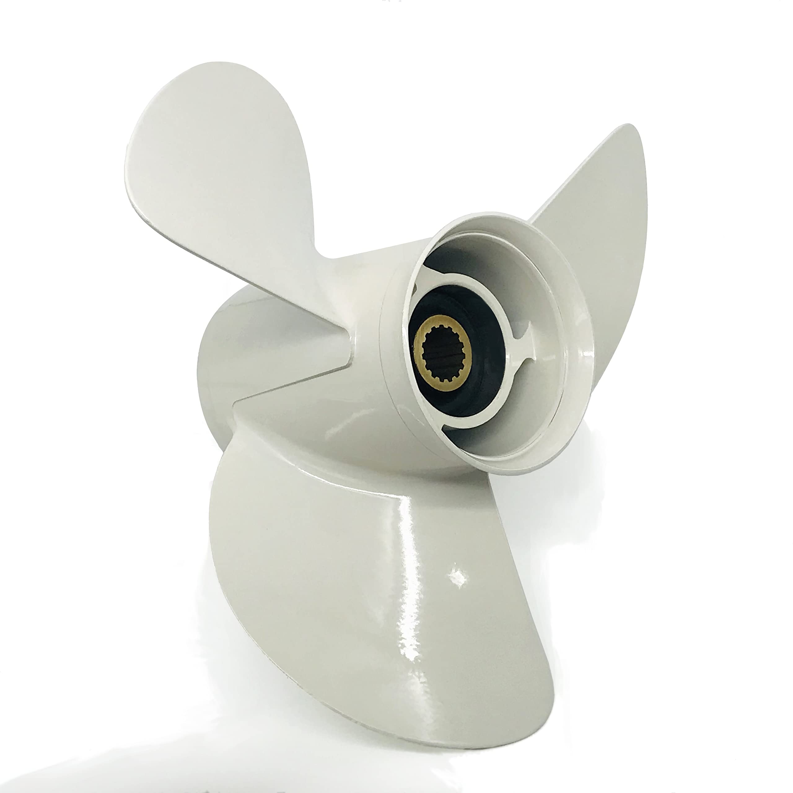 CAPTAIN Propeller 14 1/2x19 - Compatible with Yamaha Outboard Engines 150hp-300hp (F150, F175, F200, F225, F250, VF200V-MAX, VF225, VMAX) - 15 Tooth Spline - Perfect for Boating, Fishing & Water Sports
