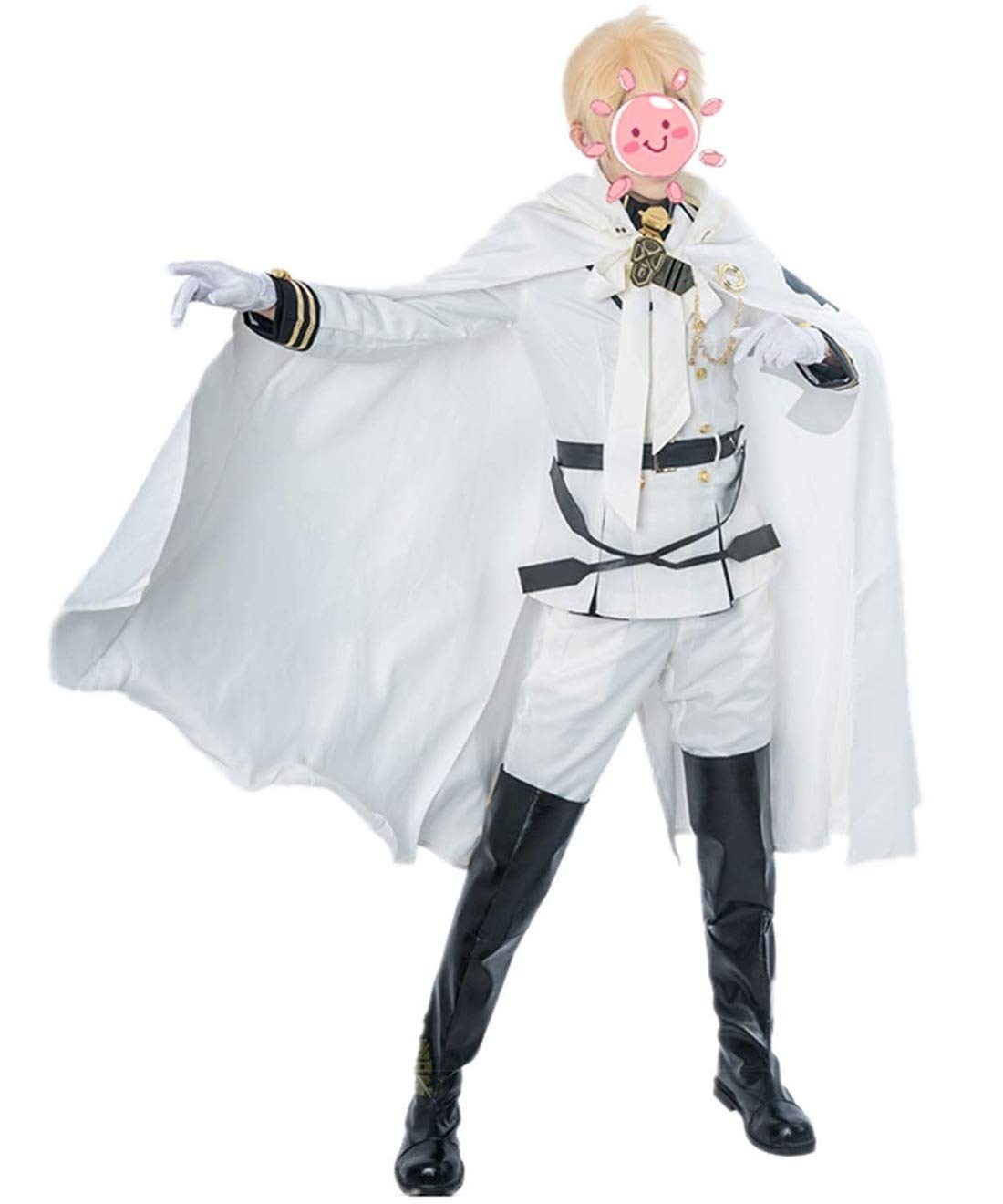 Mikaela Hyakuya Cosplay Costume Full Set with Wig - Seraph of The End Anime Outfit for Halloween, Conventions & Cosplay Events