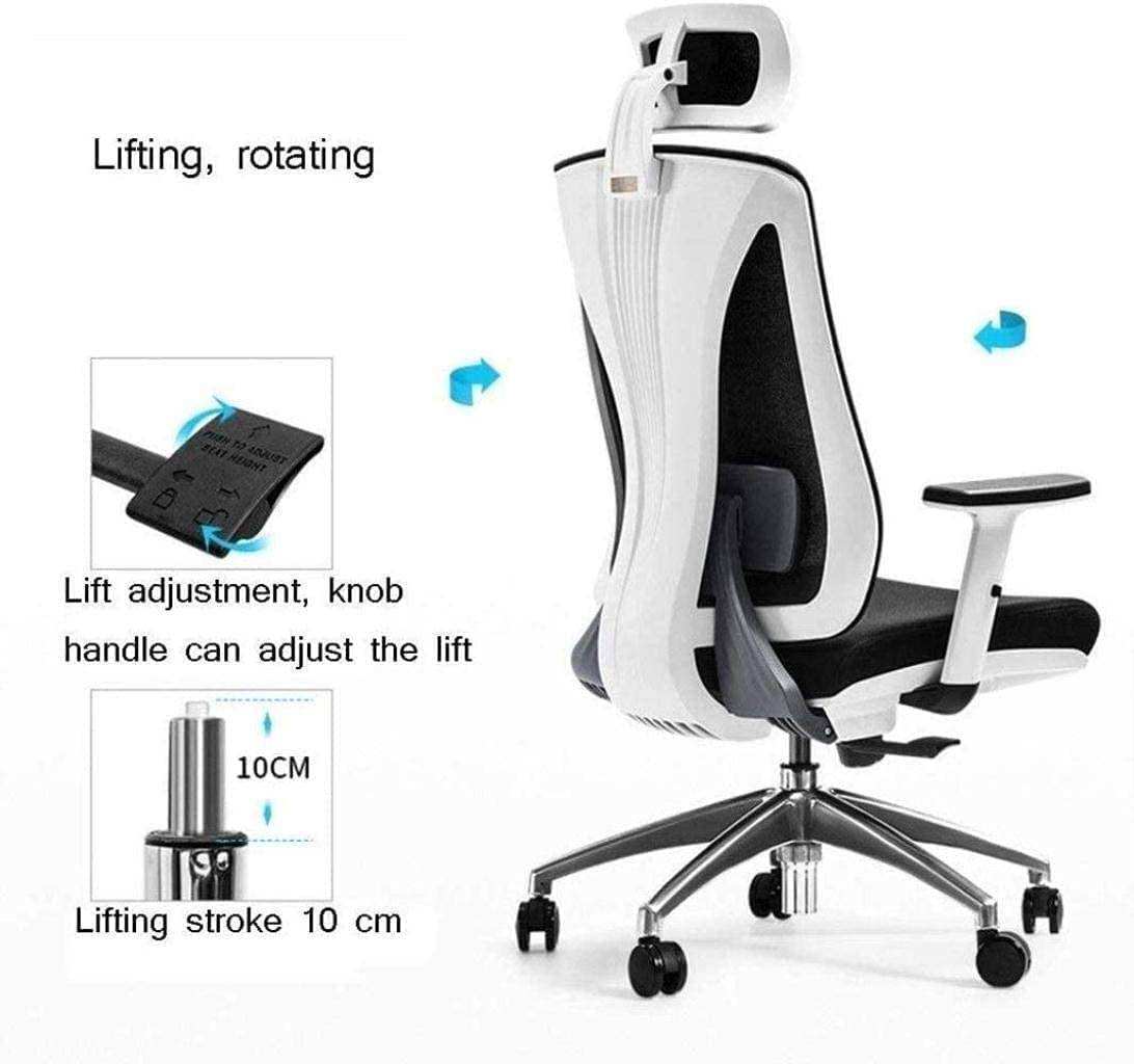 Ergonomic Office Chair with Lumbar Support - Adjustable Swivel Computer Chair for Gaming, Work & Home Office - High Back E-Sports Chair with Lift Function (Style 2) - Perfect for Long Hours of Work, Gaming Sessions & Remote Work Setup