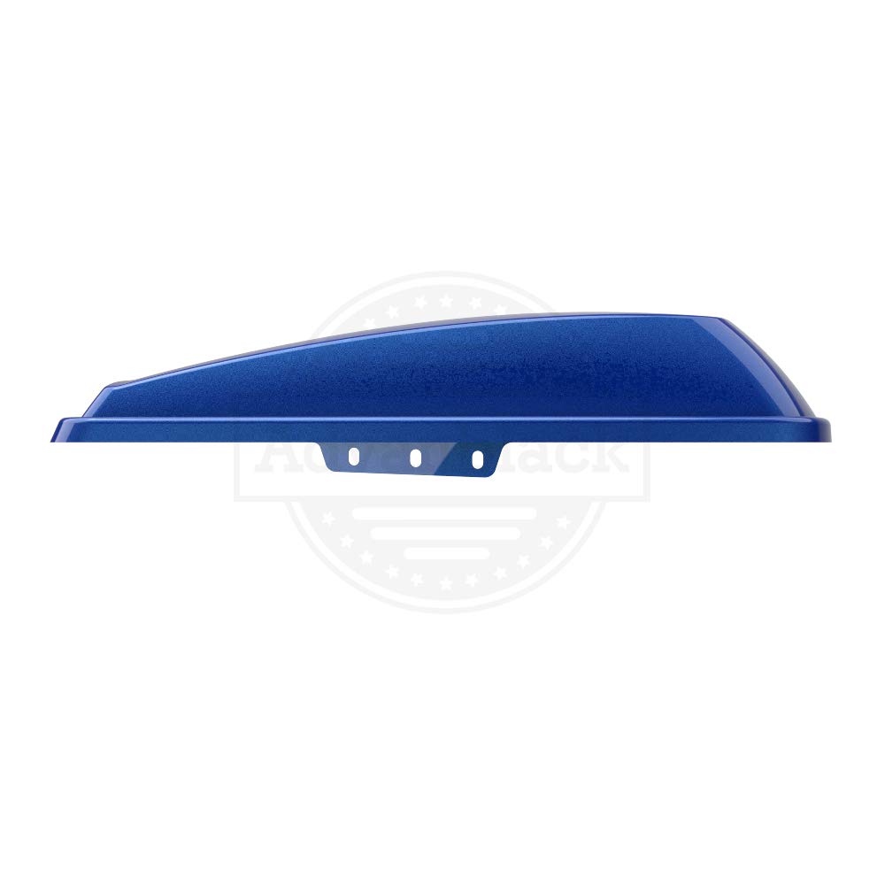 Moto Onfire Saddlebag Lids for Harley Touring Street Glide Road Glide Special 2014-2020 - Blue Max | Durable Motorcycle Accessories for Long Rides & Custom Bike Upgrades