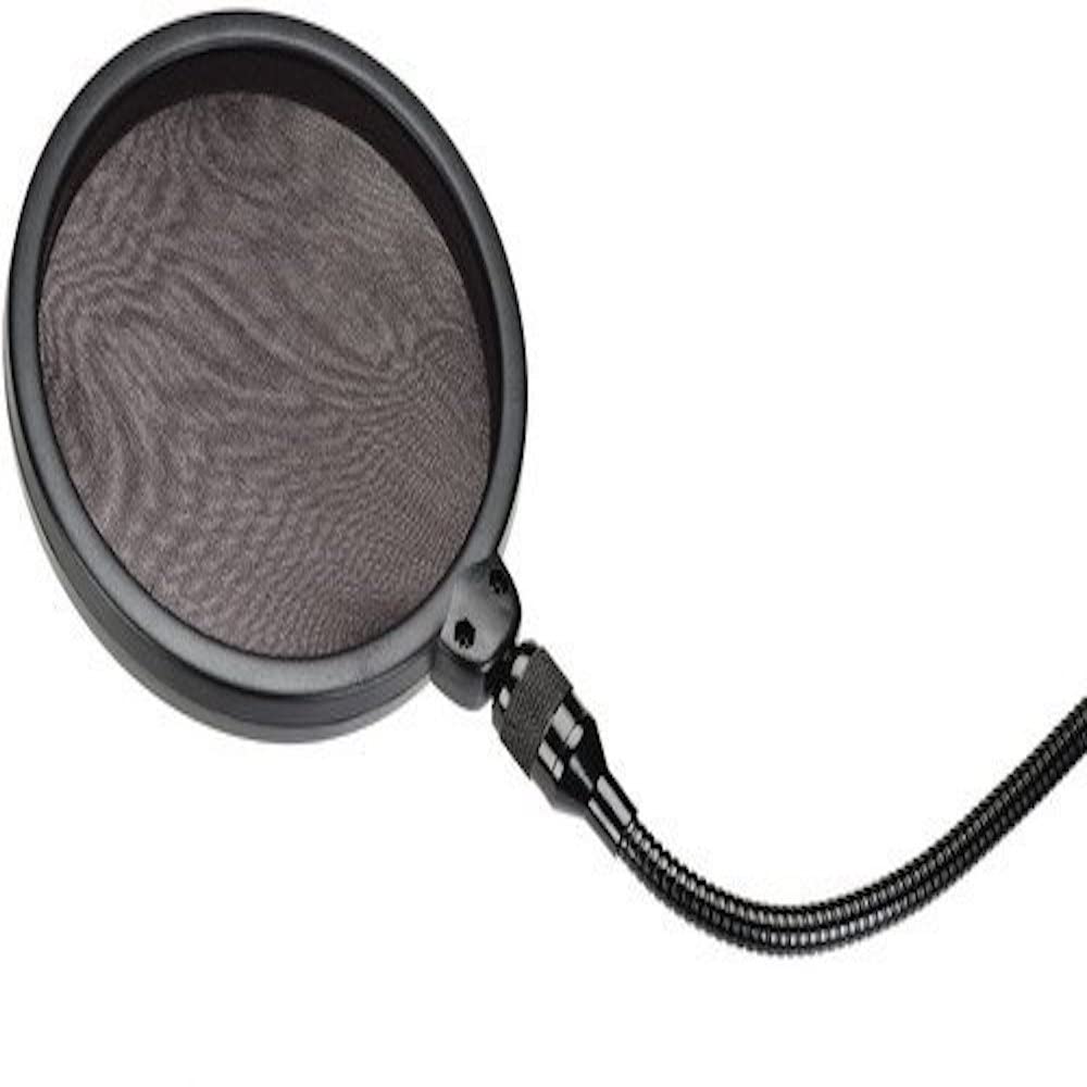 Samson PS01 Professional Pop Filter for Microphones - Studio-Grade Mic Windscreen for Clear Vocals & Podcasting - Perfect for Home Recording, Streaming & Voice Overs