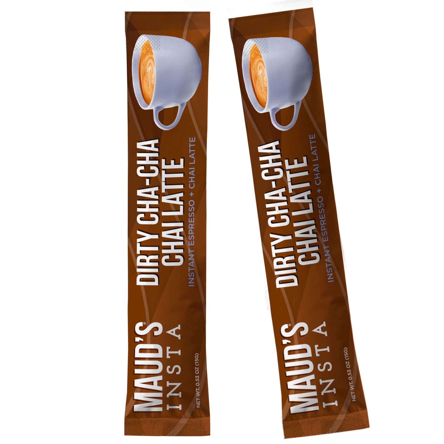 Maud's Espresso Chai Tea Latte Instant Sticks - Premium Instant Tea Mix for Coffee Lovers - Perfect for Home, Office & Travel