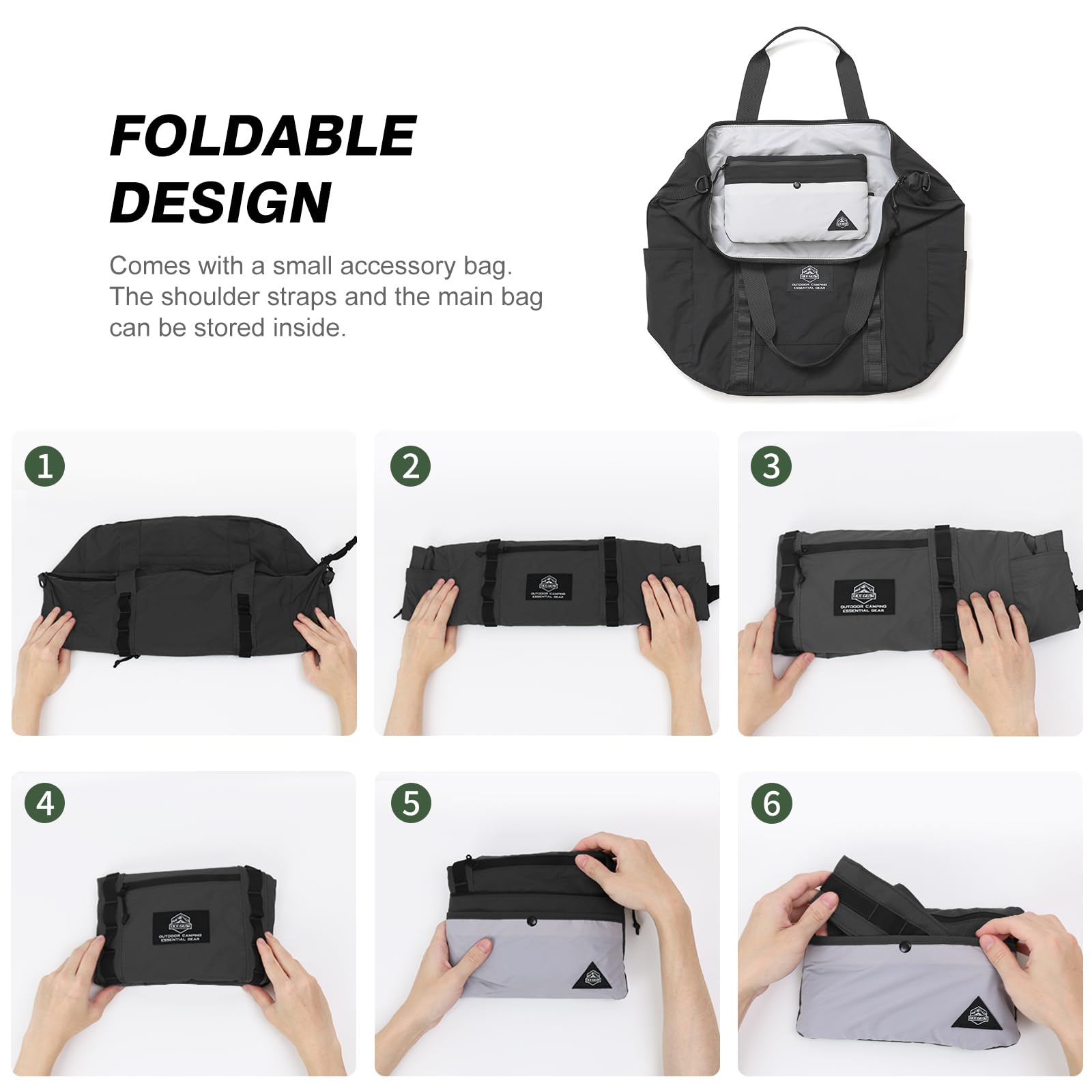 Lightweight Travel Backpack for Men & Women - Waterproof Carry-On Overnight Bag with Removable Shoulder Strap & Luggage Trolley Sleeve - Perfect for Weekend Getaways, Business Trips & Airplane Travel