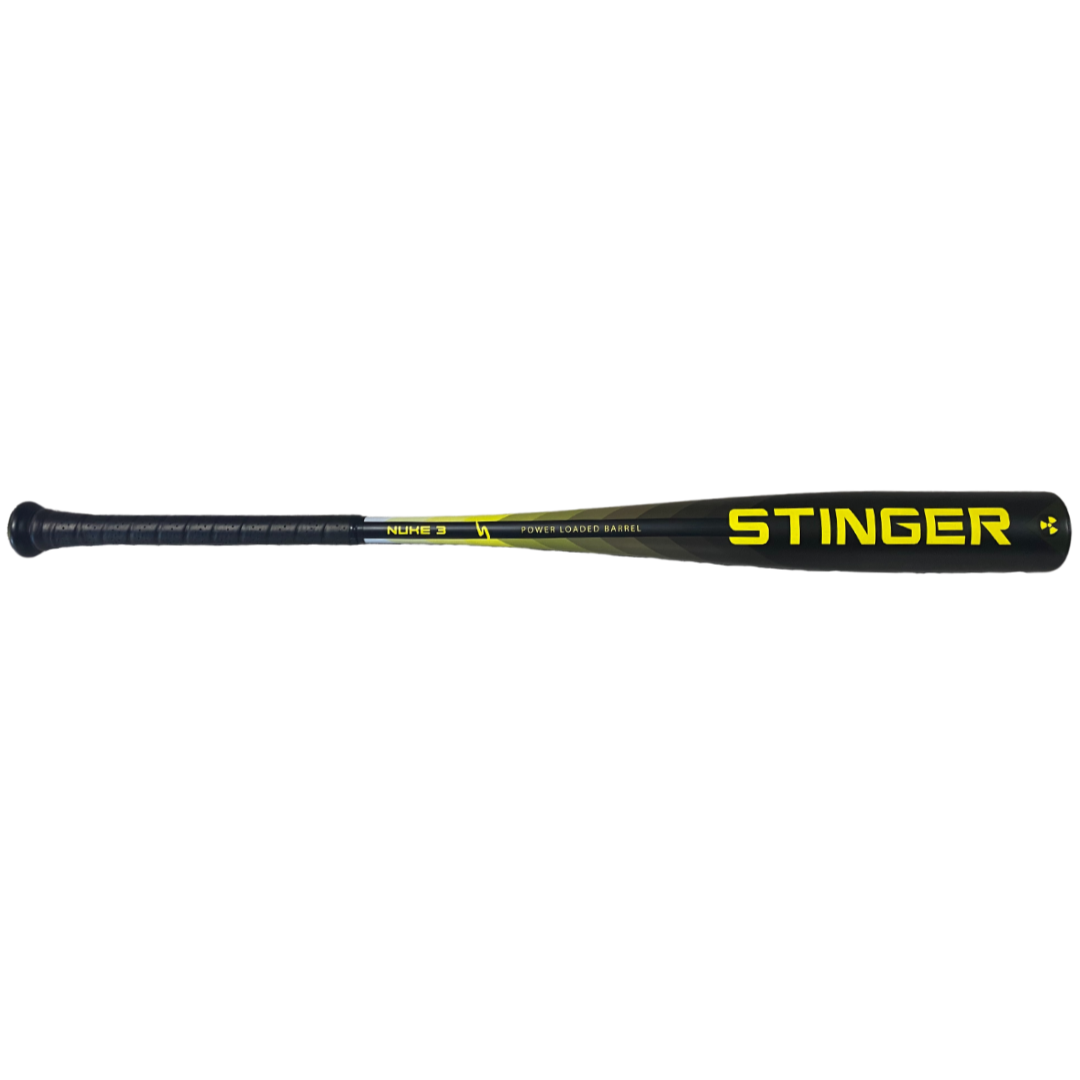 Stinger Nuke 3 BBCOR Baseball Bat - USA Certified for High School & College Players | Perfect for Power Hitters & Game Performance