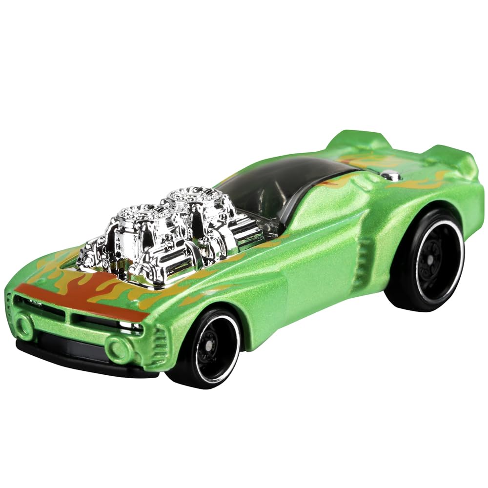 Hot Wheels 2019 Muscle Mania Rodger Dodger 2.0 Diecast Car - 195/250 Limited Edition Green Collector's Item - Perfect for Display, Racing Tracks & Gift Giving