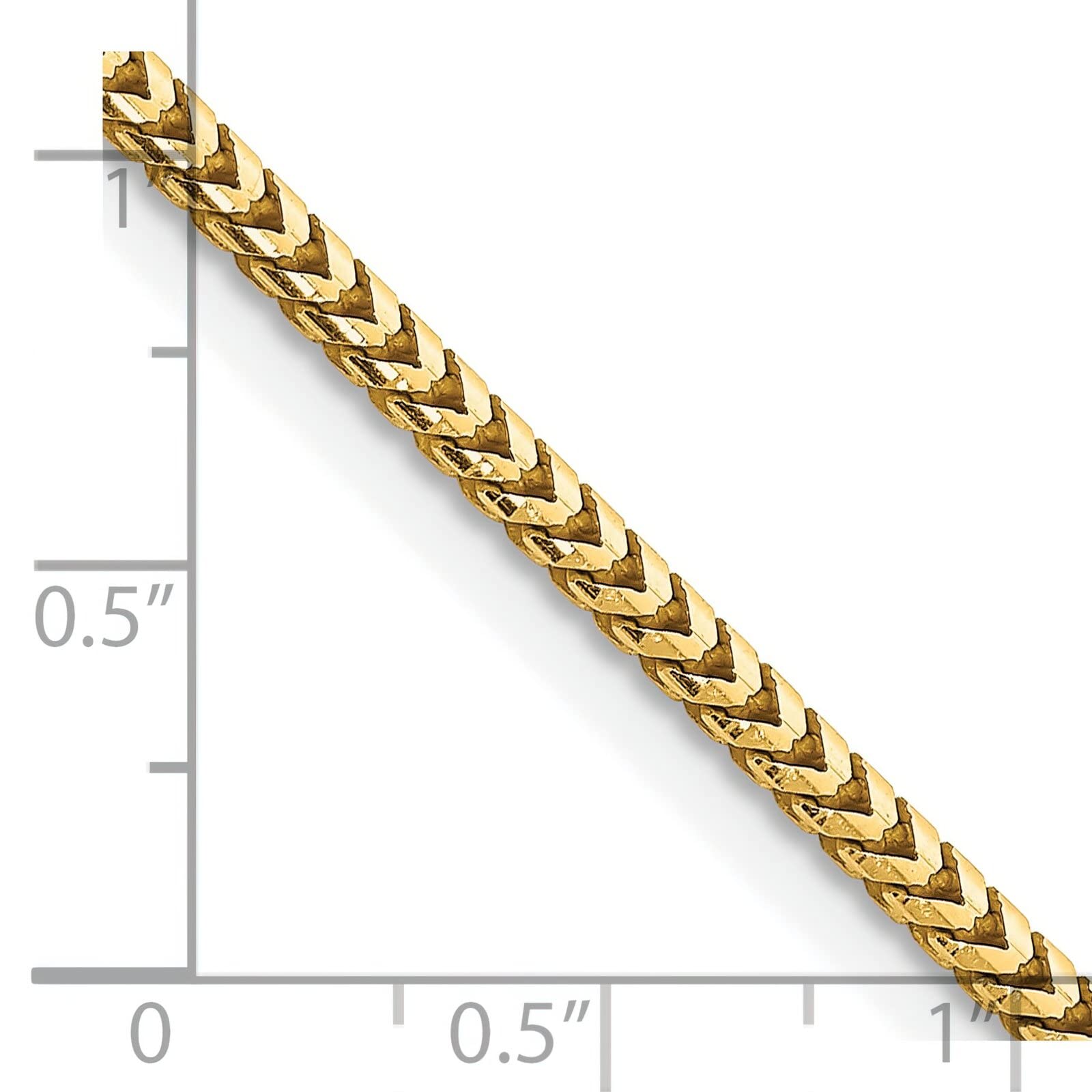 FindingKing 14K Gold Franco Chain Necklace 8 Inch - Elegant Layering Piece for Women, Perfect for Everyday Wear & Special Occasions