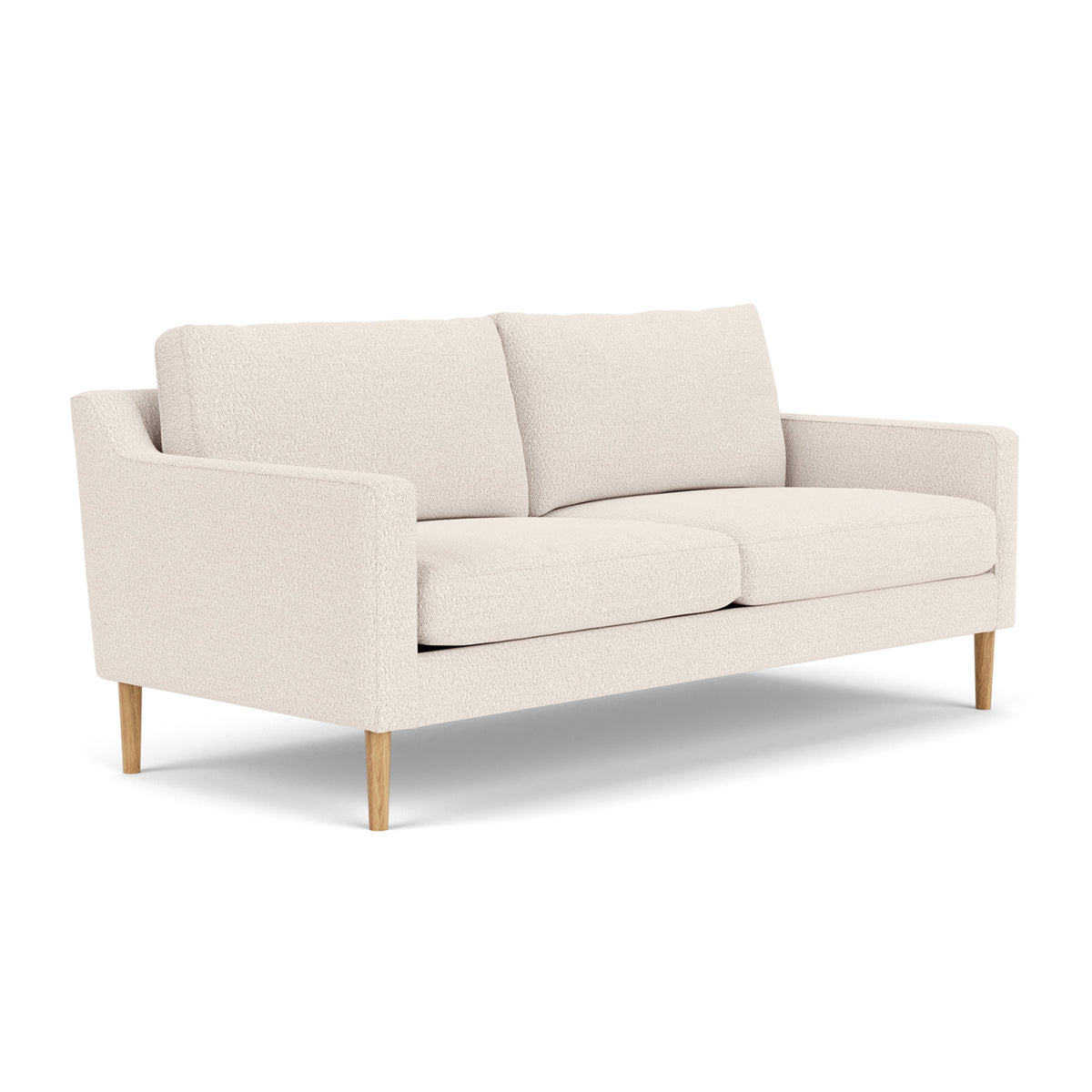 Astha Boucle 2 Seater Sofa - Modern Upholstered Loveseat for Small Spaces | Perfect for Apartments, Living Rooms & Cozy Home Decor