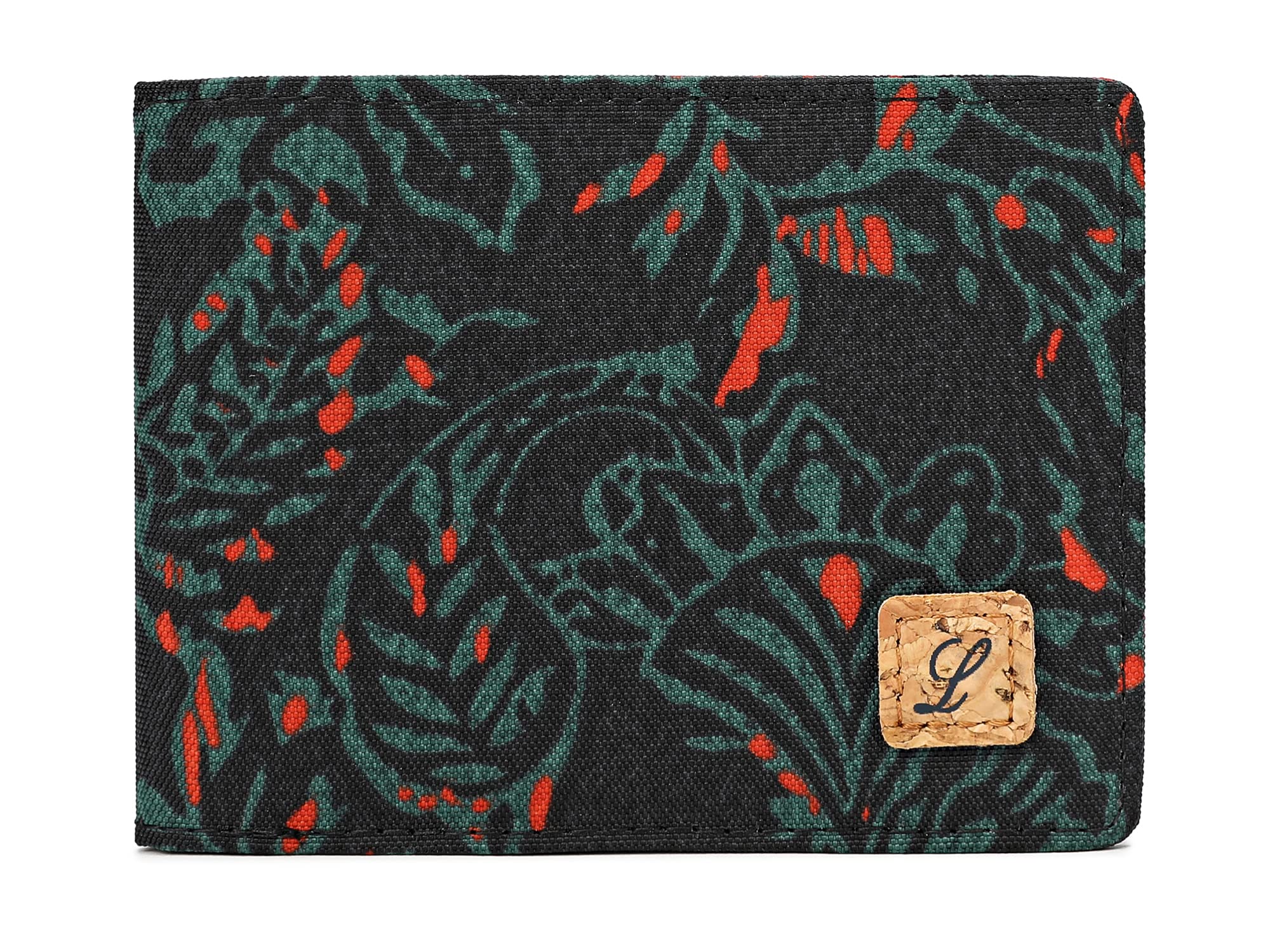 RFID Blocking Slim Bifold Wallet for Women - Stylish Paisley Print Design - Perfect for Travel, Shopping & Everyday Use